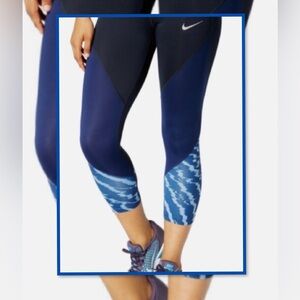 NIKE POWER DRI FIT WOMENS WOMENS RUNNING CROP LEGGING S